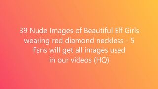 39 Nude Images of Most Beautiful Elf Girls Wearing Red Diamond Neckless - 5