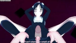 Kaguya from Love is War Gives You A Footjob Hentai POV