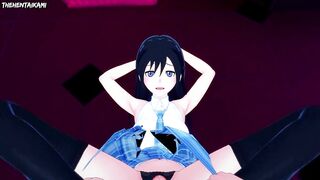 Xion from Kingdom Hearts Gives You A Footjob Hentai POV