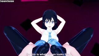 Xion from Kingdom Hearts Gives You A Footjob Hentai POV