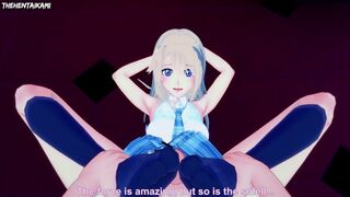 Namine from Kingdom Hearts Gives You A Footjob Hentai POV