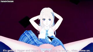 Namine from Kingdom Hearts Gives You A Footjob Hentai POV