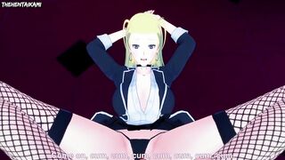 Larxene from Kingdom Hearts Gives You A Footjob Hentai POV