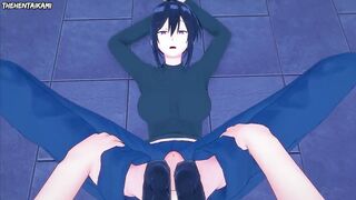 Motoko Izumi from Kawaii Dake Gives You A Footjob Hentai POV