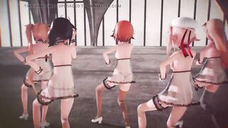 Mmd R-18 Anime Girls Sexy Dancing Clip 338