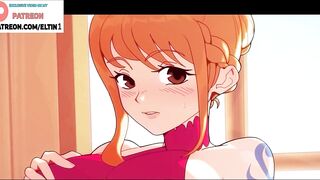 Nami Hard Fucked On Ship And Getting Creampie | Best One Piece Hentai 4k 60fps