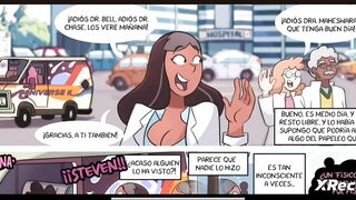 Adulto Steven tiene romance con su profesora y la folla con su enorme verga comic para adultos