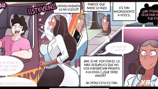 Adulto Steven tiene romance con su profesora y la folla con su enorme verga comic para adultos