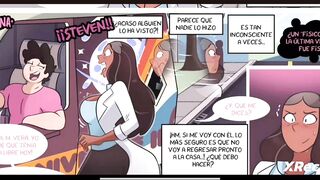 Adulto Steven tiene romance con su profesora y la folla con su enorme verga comic para adultos