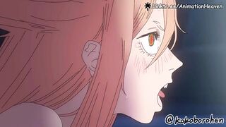 Power Gets Rawdogged By Denji in Her Bed - 4K60