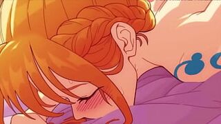 One piece goes porn Nami and lufy sex scene (Best one piece hentai porn & sex)