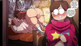 Wendy Cabalga La Enorme Verga De Dipper Mientras Son Espiados - Gravity Falls