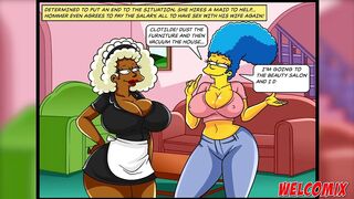 Fucking the big butt housemaid - The Simptoons Simpsons porn