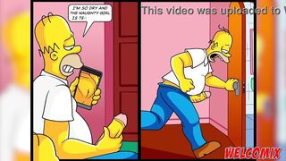 Fucking the big butt housemaid - The Simptoons Simpsons porn