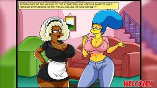 Fucking the big butt housemaid - The Simptoons Simpsons porn