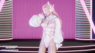 [MMD] Overdose Seraphine Sexy Hot Dance League of Legends Uncensored Hentai