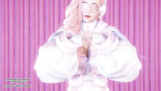 [MMD] Overdose Seraphine Sexy Hot Dance League of Legends Uncensored Hentai