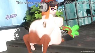 Inkling Meggy gets fucked by a BBC