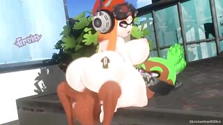 Inkling Meggy gets fucked by a BBC