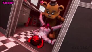 FiveNightsAtFreddys - Circus Baby vs Freddys amazing shot