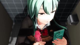 Mmd blowjob