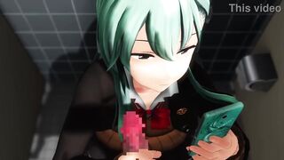 Mmd blowjob