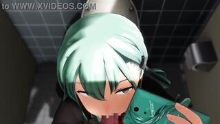 Mmd blowjob