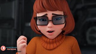 VELMA GETTING SO MANY DICKS IN THE NEW LOCATION | SCOOBY DOO HENTAI ANIMATION 4K 60FPS