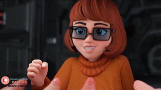 VELMA GETTING SO MANY DICKS IN THE NEW LOCATION | SCOOBY DOO HENTAI ANIMATION 4K 60FPS