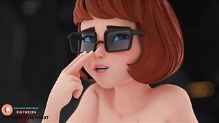 VELMA GETTING SO MANY DICKS IN THE NEW LOCATION | SCOOBY DOO HENTAI ANIMATION 4K 60FPS