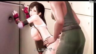 Barret fuck Tifa fuck handjob Shinra