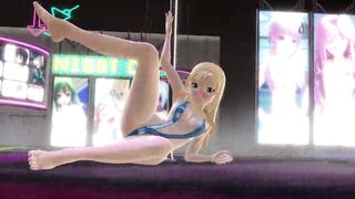 [MMD R-18] - Izumi's Pole Dance