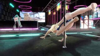 [MMD R-18] - Izumi's Pole Dance