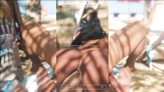 Zmsfm Hard Anal Sex on the Beach Hot Ass Jumping on Huge Cock Hot Ass Fucks Hard