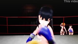 boxing hentai topless