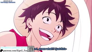 Hot Nami seduced Luffy to get Creampie - One Piece Hentai 4K 60 FPS