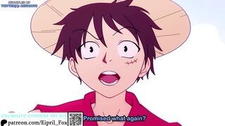 Hot Nami seduced Luffy to get Creampie - One Piece Hentai 4K 60 FPS