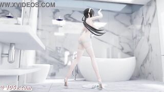 碧蓝航线镇海 3D 国漫Vam 裸舞抖音风 MMD纯舞 （3D成人动漫）