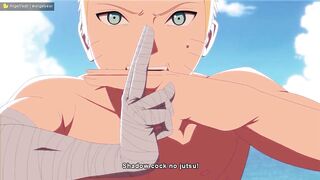 Hinata gives Naruto blowjob