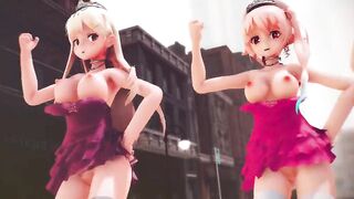 Mmd R-18 Anime Girls Sexy Dancing Clip 367