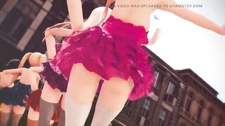 Mmd R-18 Anime Girls Sexy Dancing Clip 367