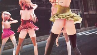 Mmd R-18 Anime Girls Sexy Dancing Clip 367