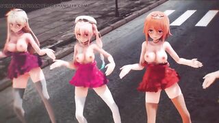 Mmd R-18 Anime Girls Sexy Dancing Clip 367