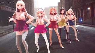 Mmd R-18 Anime Girls Sexy Dancing Clip 367