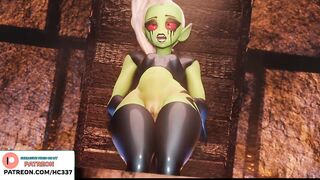 MONSTER GIRL FUCKED BY SEX MACHINE INT THE CASTLE | HOTTEST MONSTER GIRL HENTAI ANIMATION 4K 60FPS