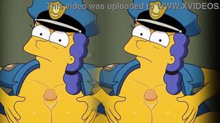 Marge Simpson Infiel Puta compilacion VR Hentai