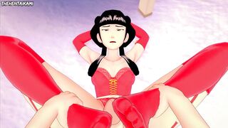 Mai from Avatar Gives You A Footjob Hentai POV