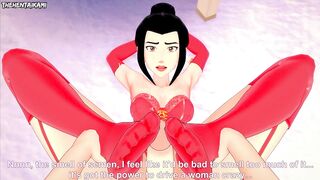 Azula from Avatar Gives You A Footjob Hentai POV