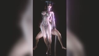 3D cartoon mature mil wife with sexy dress got her wet pussy fucked so hard