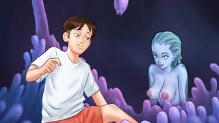 Summertime Saga- Sea Monster's Blowjob Part 151